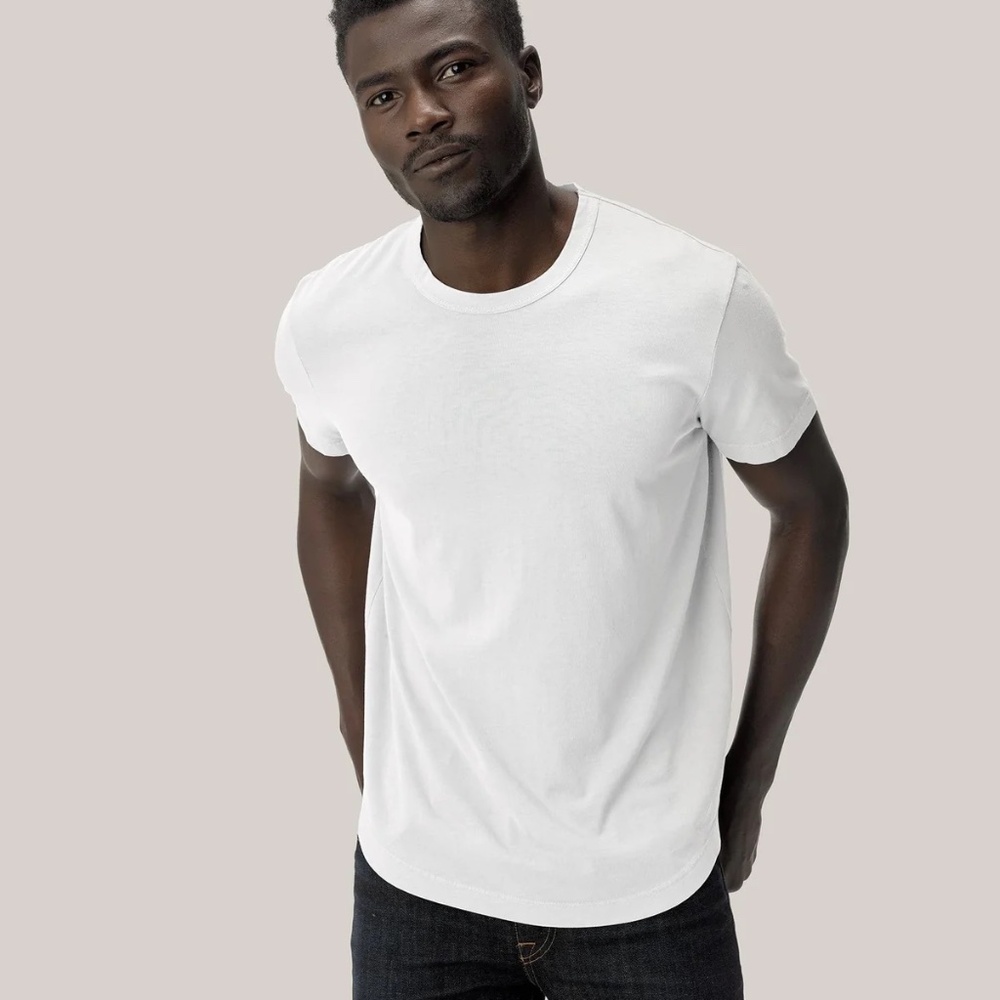 Buck Mason | Pima Curved Hem Tee